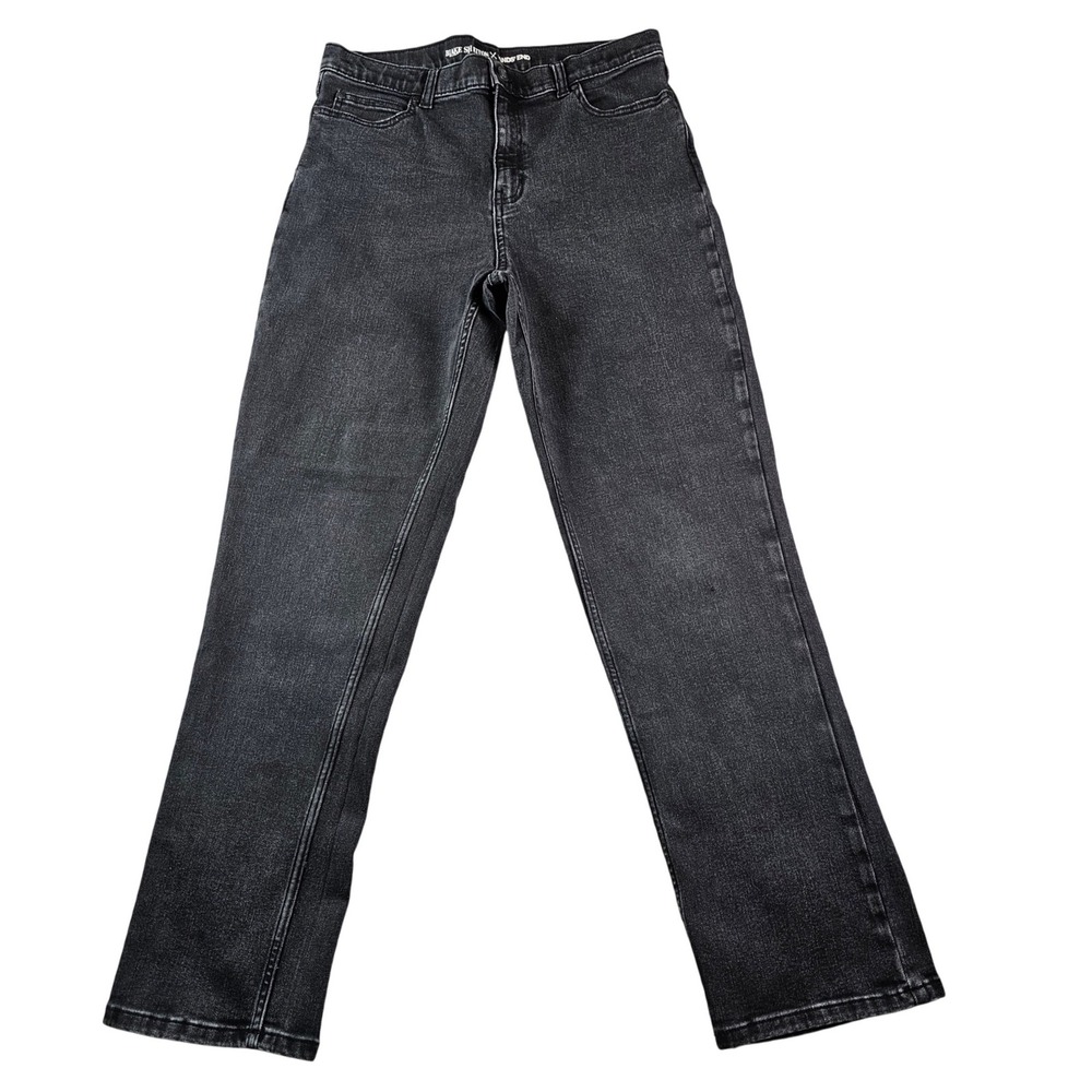 Blake Shelton x Lands End Denim Jeans Women's 20 Black Straight Leg Pent‎